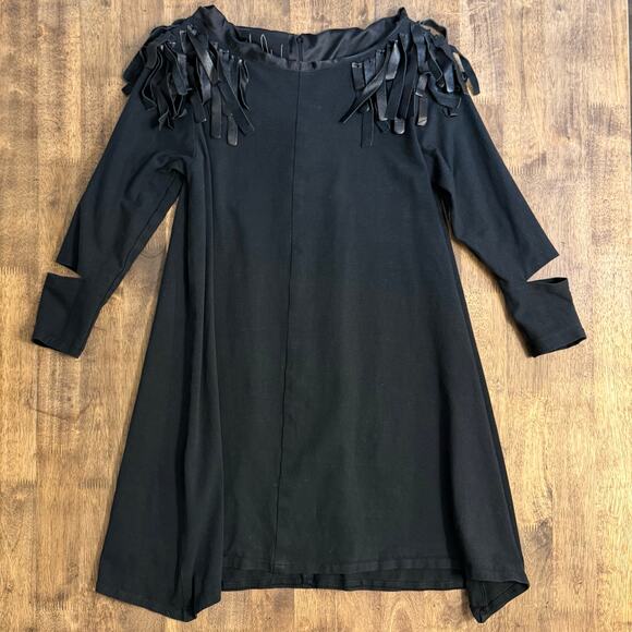 Mangled Courtesan April Johnston Capulet Dress Project Runway Black Size Small - Picture 3 of 7